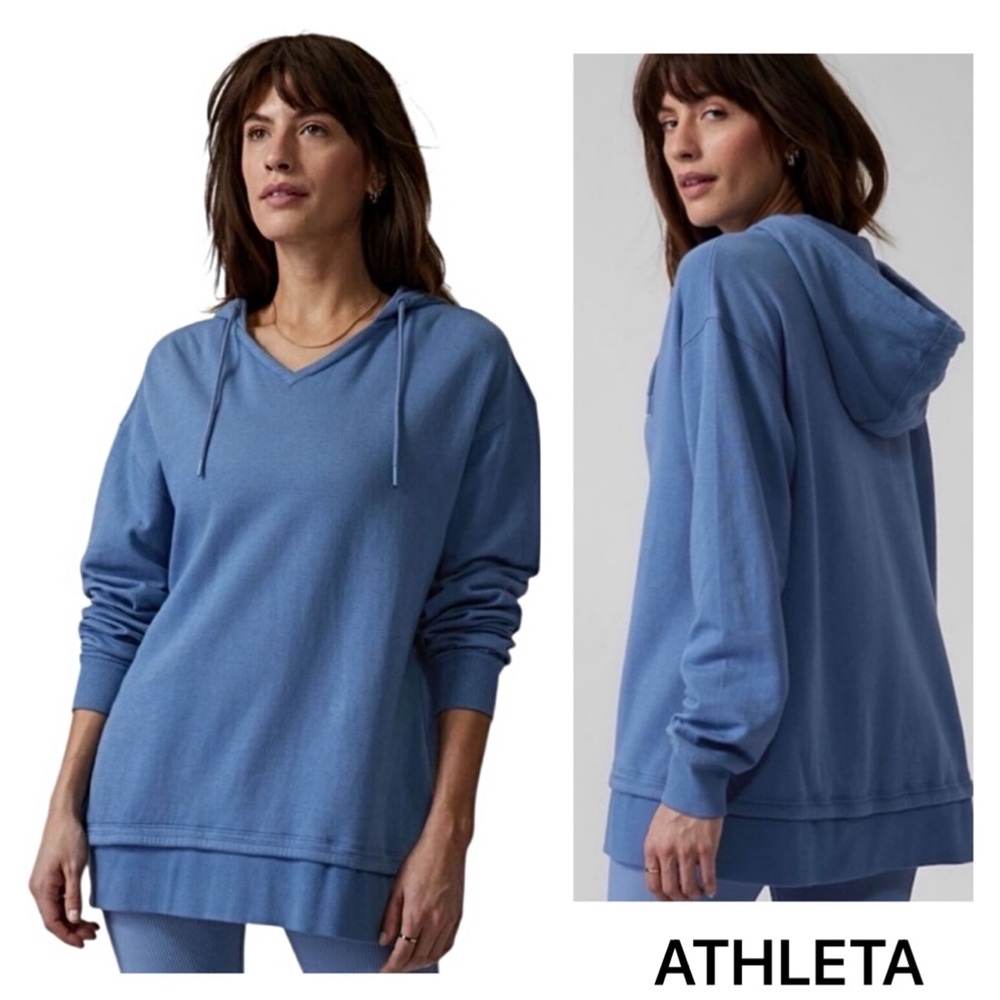 💙NWTS-*ORGANIC COTTON* ATHLETA Sundown Alliance Hoodie Sweatshirt Relaxed NWT’S!